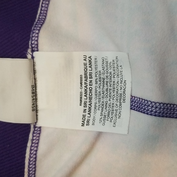 Nike Pro Women's Pink & Purple Leggings - Picture 6 of 7